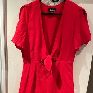 Lulu’s Red Tie Dress